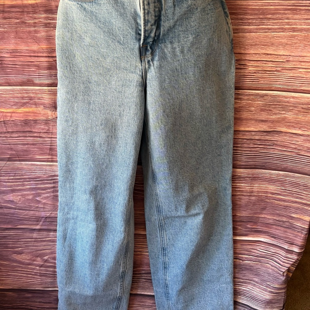 Women Good American Sky Blue Relaxed Jeans